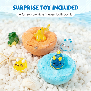 🛁 60% OFF |🌊 Ocean Theme Bath Bombs | 60g*12 Pcs, Foamy Bath Time & Fun Gift Idea ✨