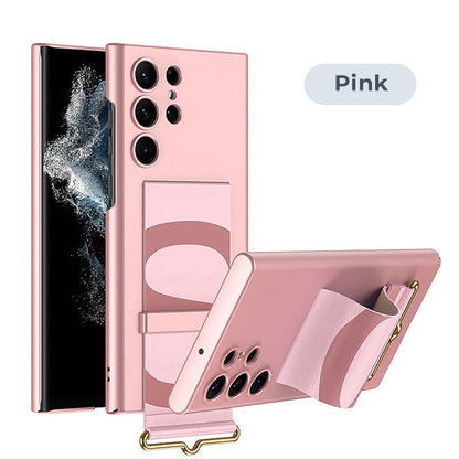🔥Up to 40% off🔥Ultra-Thin Anti-Fingerprint Phone Case With Wrist Strap for Samsung S24/S23
