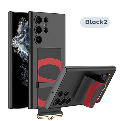 🔥Up to 40% off🔥Ultra-Thin Anti-Fingerprint Phone Case With Wrist Strap for Samsung S24/S23