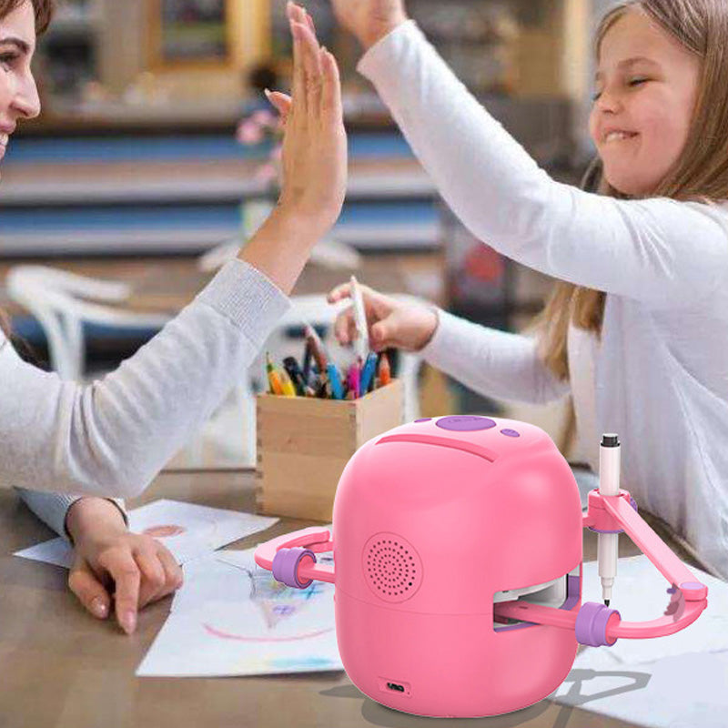 🔥Christmas Limited-Time Offer: 50% OFF!!!🔥Interactive Drawing Robot for Kids with 100 Cards