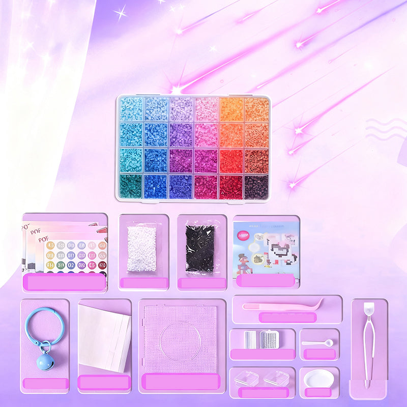 🎨 50% OFF NOW! ✨ 🎁 COMPLETE CRAFT KIT - 96 Colors with Storage Case, Perfect for Kids' Art Projects and Creative Development, Ideal Christmas Gift 👧✂️