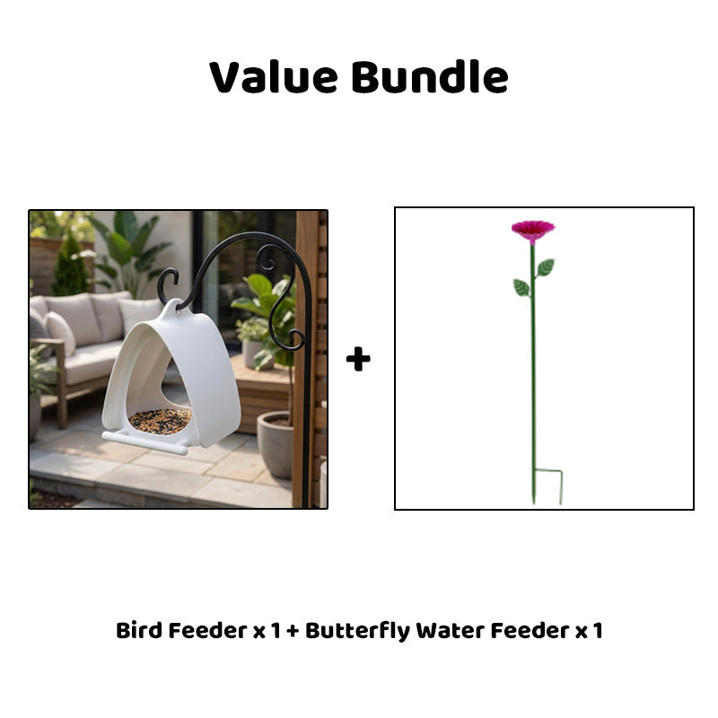 🐦✨ Modern Hanging Bird Feeder 2026 UPGRADE | For Outdoor Gardens | Elegant Design, Superior Quality 💎