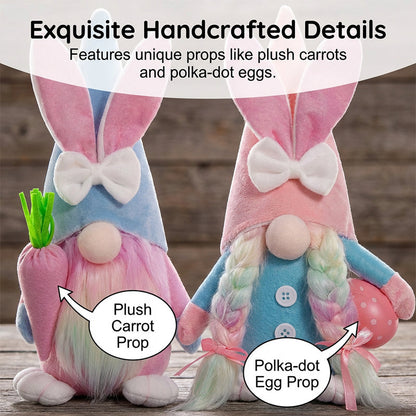 Faceless Bunny Doll for Easter Decor