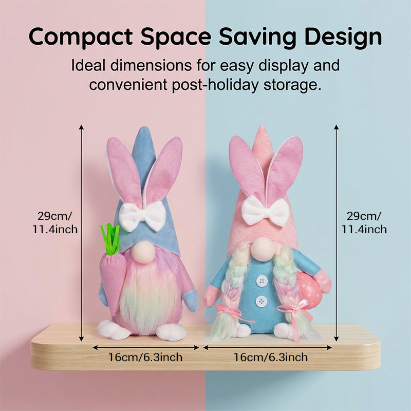 Faceless Bunny Doll for Easter Decor