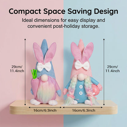 Faceless Bunny Doll for Easter Decor
