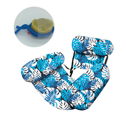 💺🌴 Inflatable Floating Chair – Tropical Leaf & Ultra-Light 260g 🌊