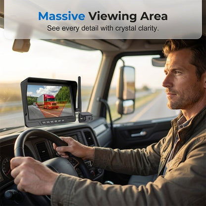 Wireless Solar-Powered Backup Camera System